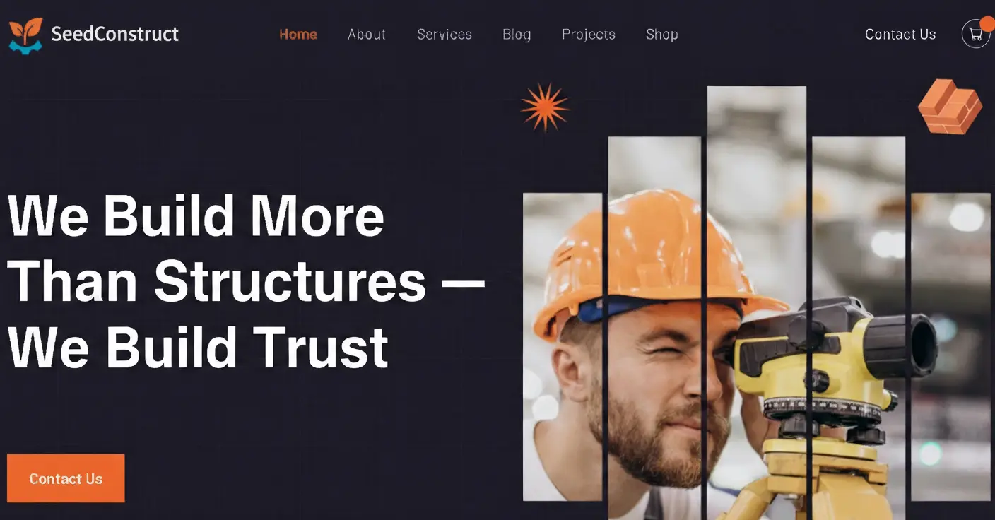 Construction Company Website
